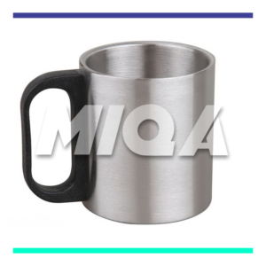 Taza Metal Asa Plástico