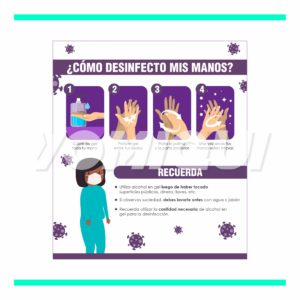 D-3050 COMO DESINFECTO MIS MANOS - VERTICAL