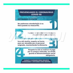 D-3051 PREVENGAMOS EL CORONAVIRUS - VERTICAL