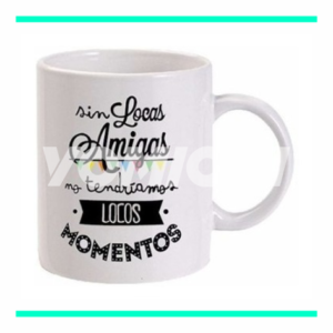 Taza blanca sublimada 11oz